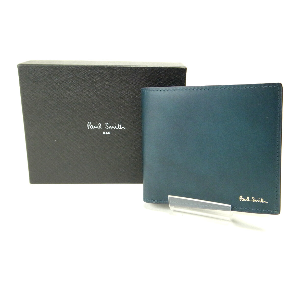 Paul Smith Leather Bifold Wallet with Coin Pocket in Pristine Condition