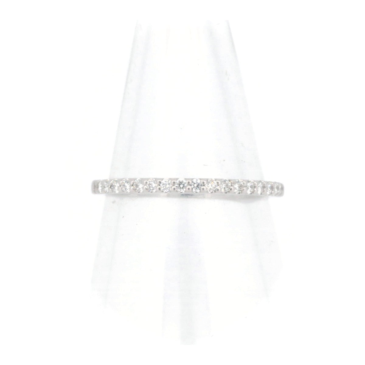 Ponte Vecchio Half Eternity Diamond Ring 0.13ct K18WG 9 in Great Condition