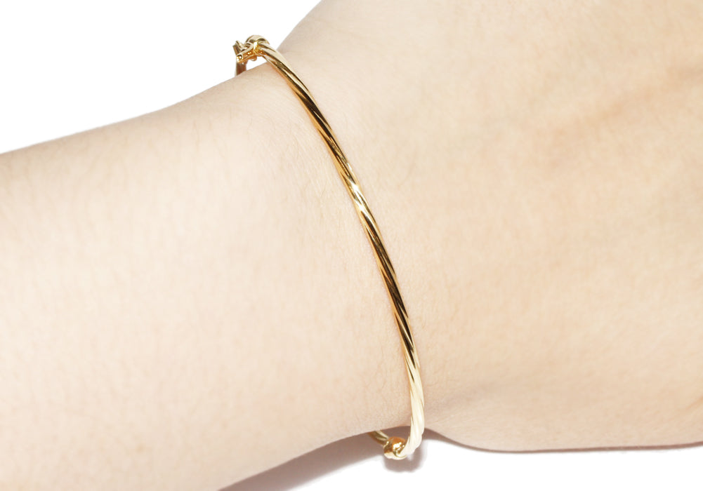 Unoaerre K18YG Bangle Bracelet