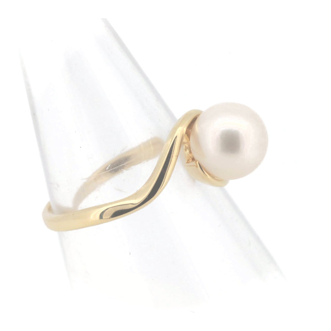 Mikimoto K18YG Pearl Ring 11号 in Great Condition