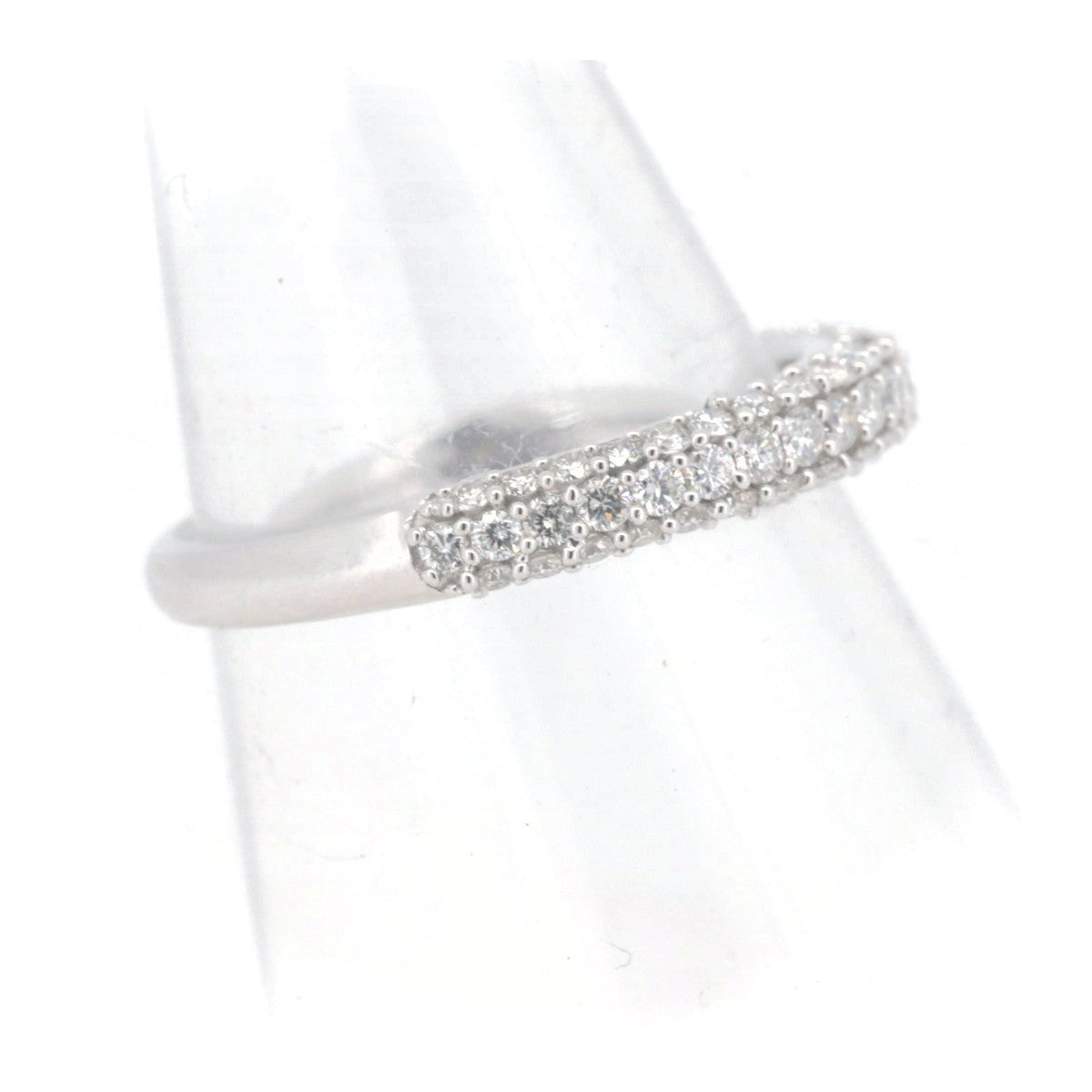 GSTV Diamond Pavé Ring 0.60ct K18WG White Gold in Great Condition