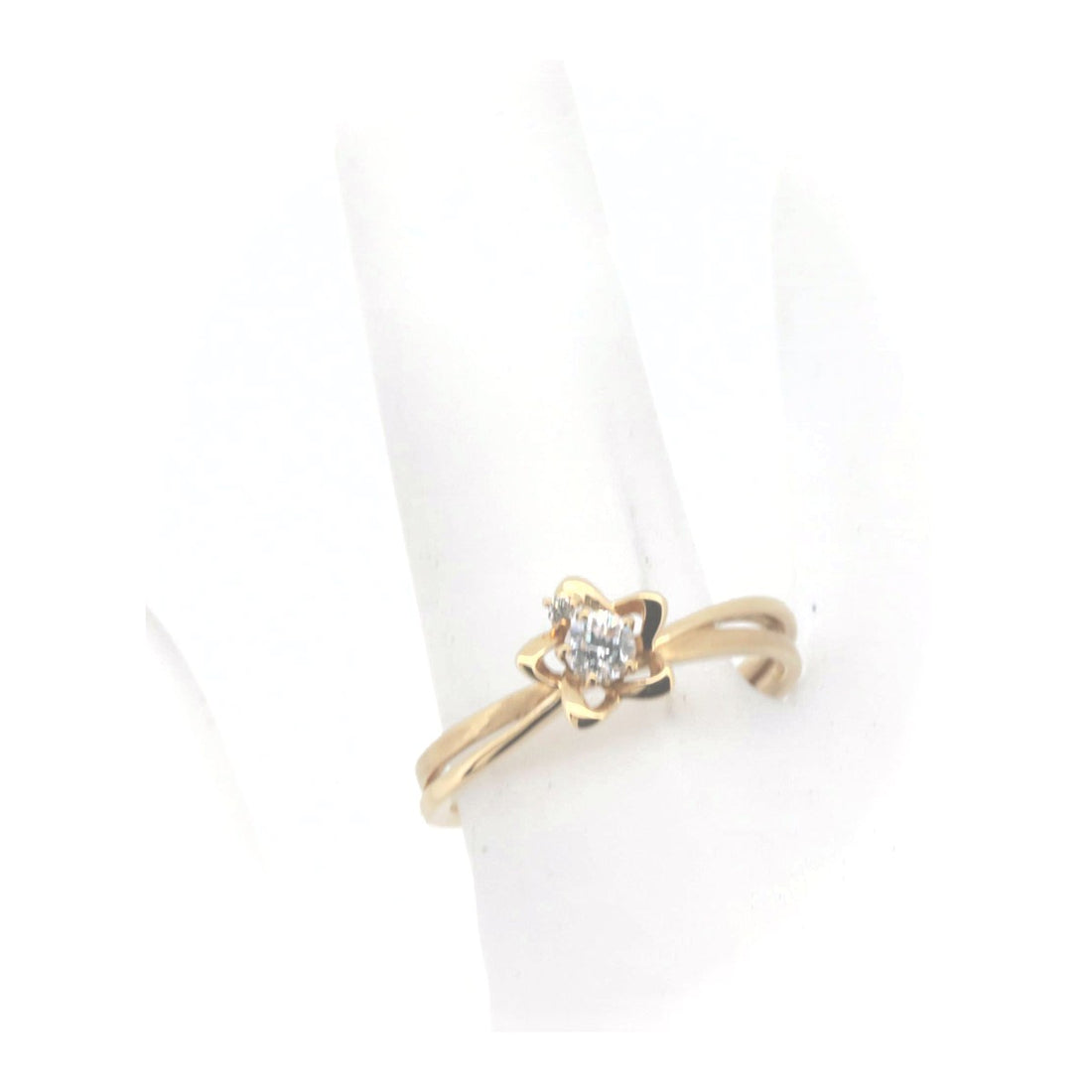 Festaria Bijou Sophia Wish Upon Aster Diamond Ring K18YG 0.133ct Size 11 in Great Condition