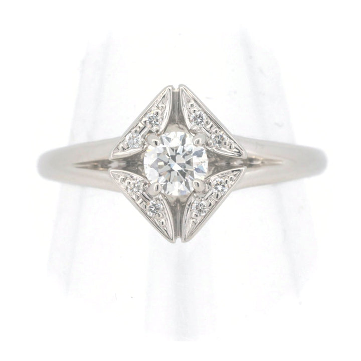 Forevermark Diamond Ring 0.30ct PT900 Platinum Size 12 in Great Condition