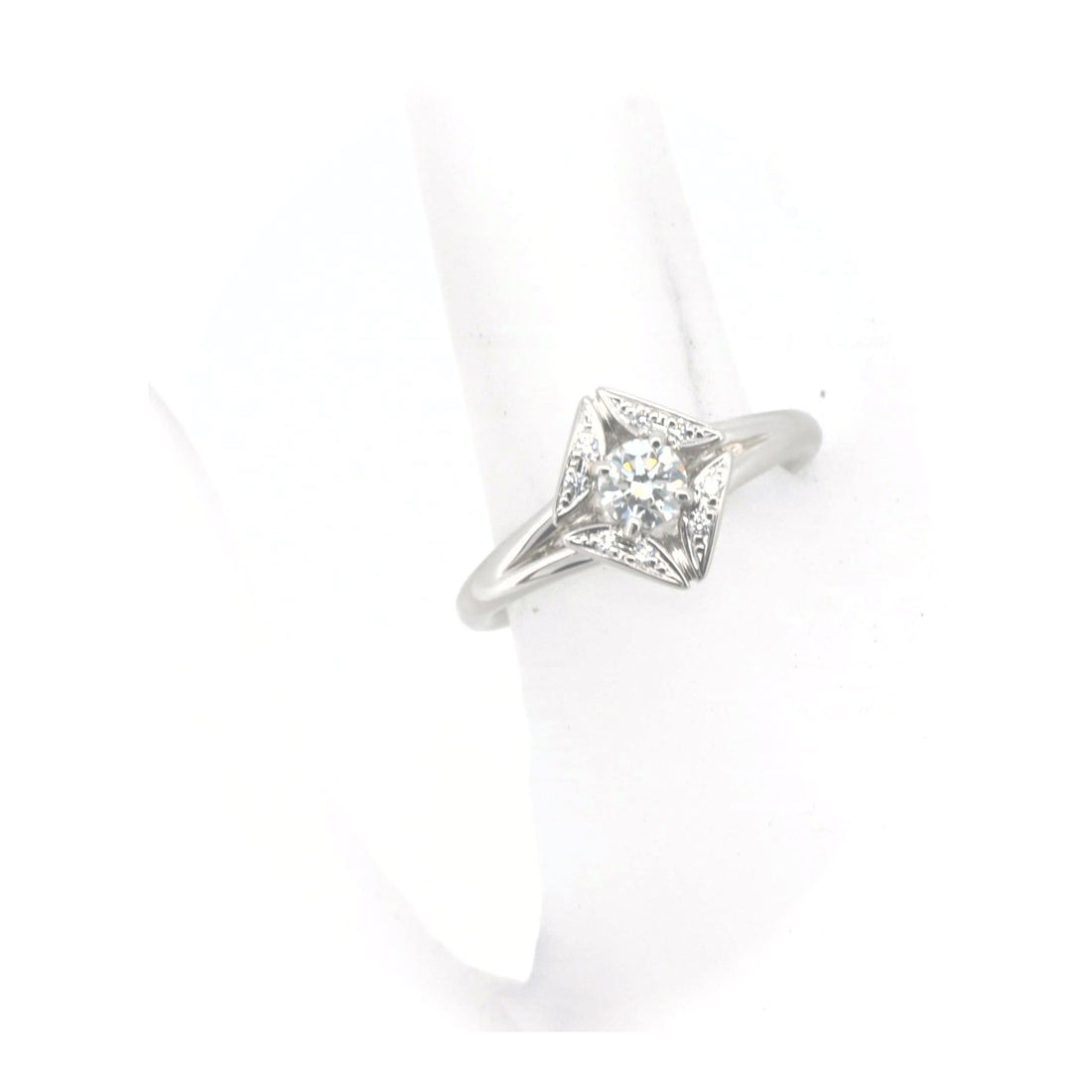 Forevermark Diamond Ring 0.30ct PT900 Platinum Size 12