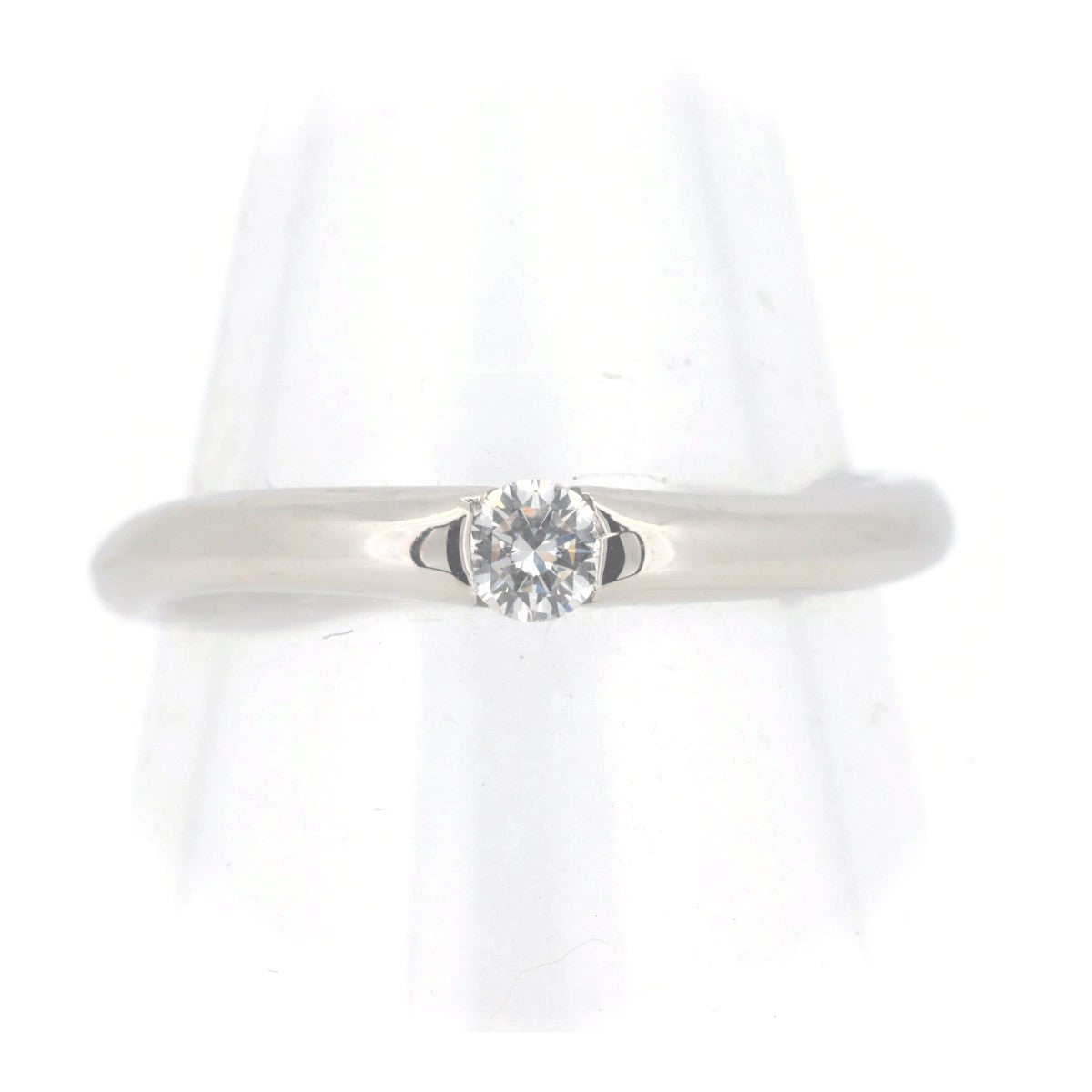 Pre-owned PT900 Platinum Diamond Ring 0.10ct Size 11 in Great Condition