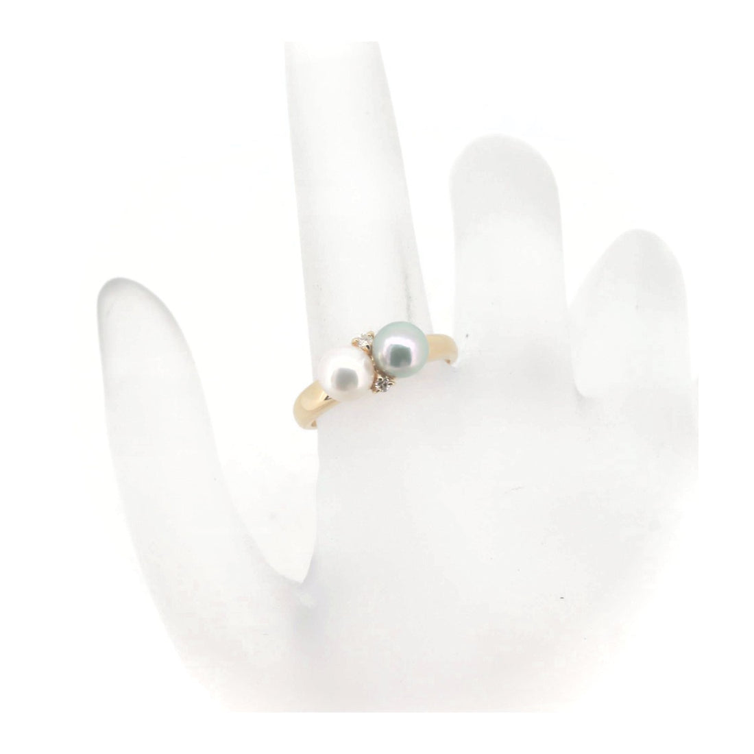 Celine K18YG Pearl Ring 12.5 Size in Great Condition