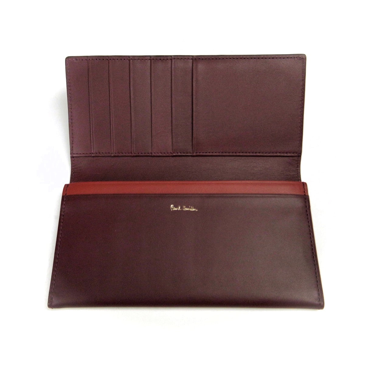 Paul Smith Leather Long Wallet with Coin Pocket in Pristine Condition