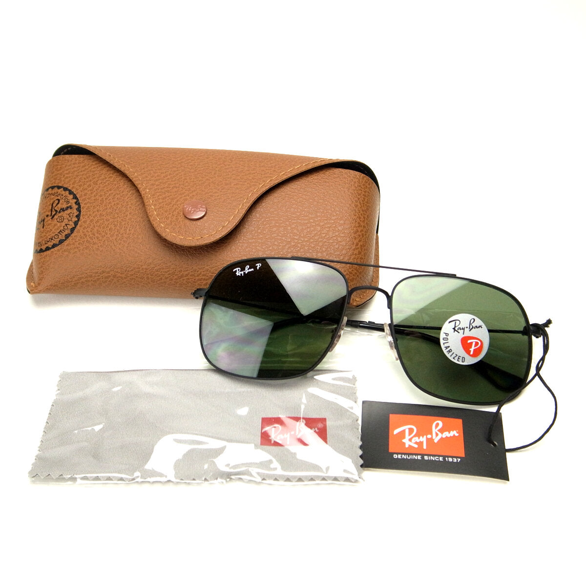 Ray-Ban RB3595 ANDREA Plastic/Nickel Sunglasses in Excellent Condition