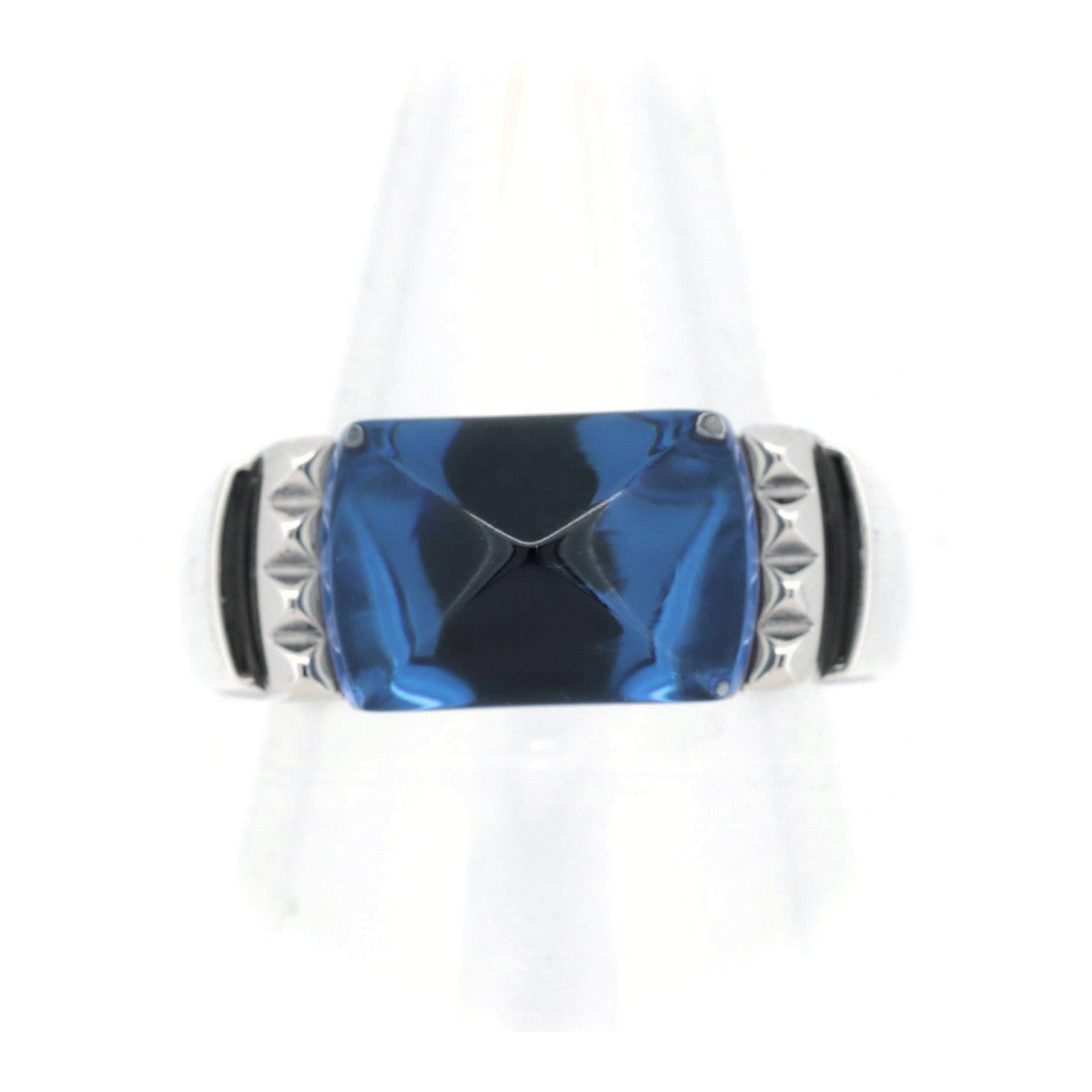 Baccarat Crystal Ring SV925 Size 16