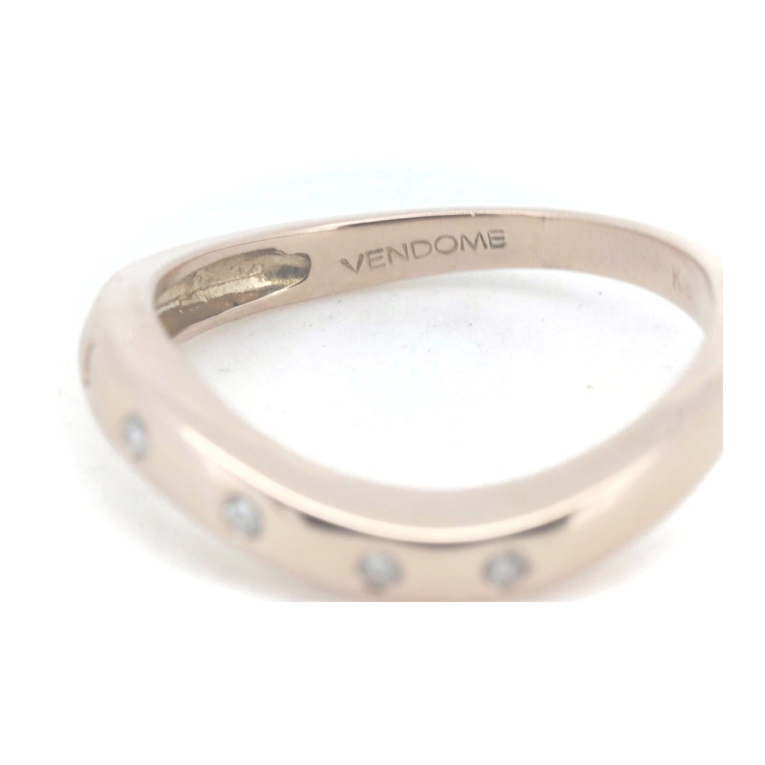 Pre-owned Vendome Aoyama Diamond Ring K18PG 12 in Great Condition