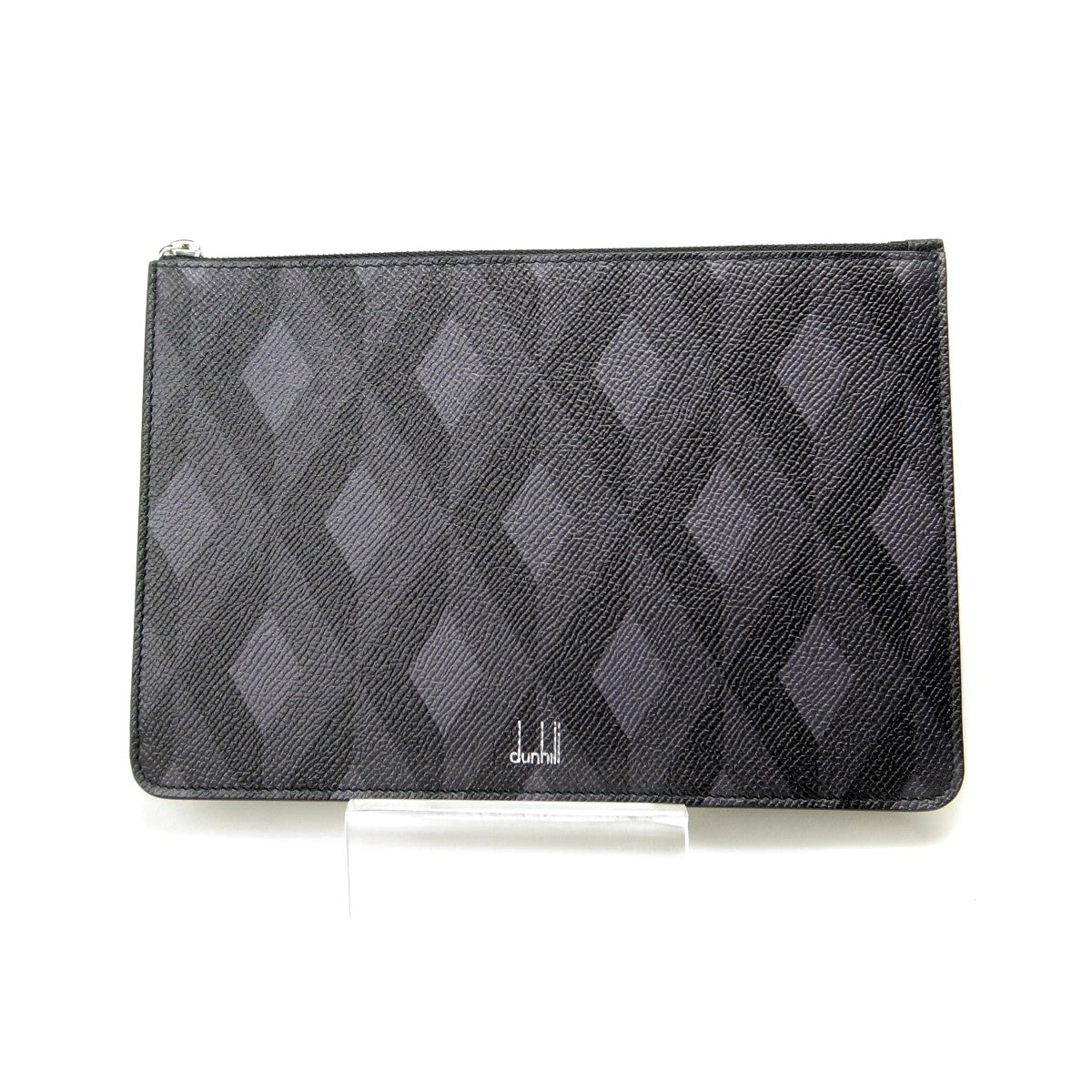 Dunhill Leather Clutch Bag for Men, Black in Pristine Condition