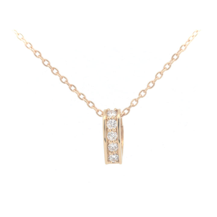 TRECENTI Piccolina Necklace Diamond 0.07CT K18PG in Great Condition