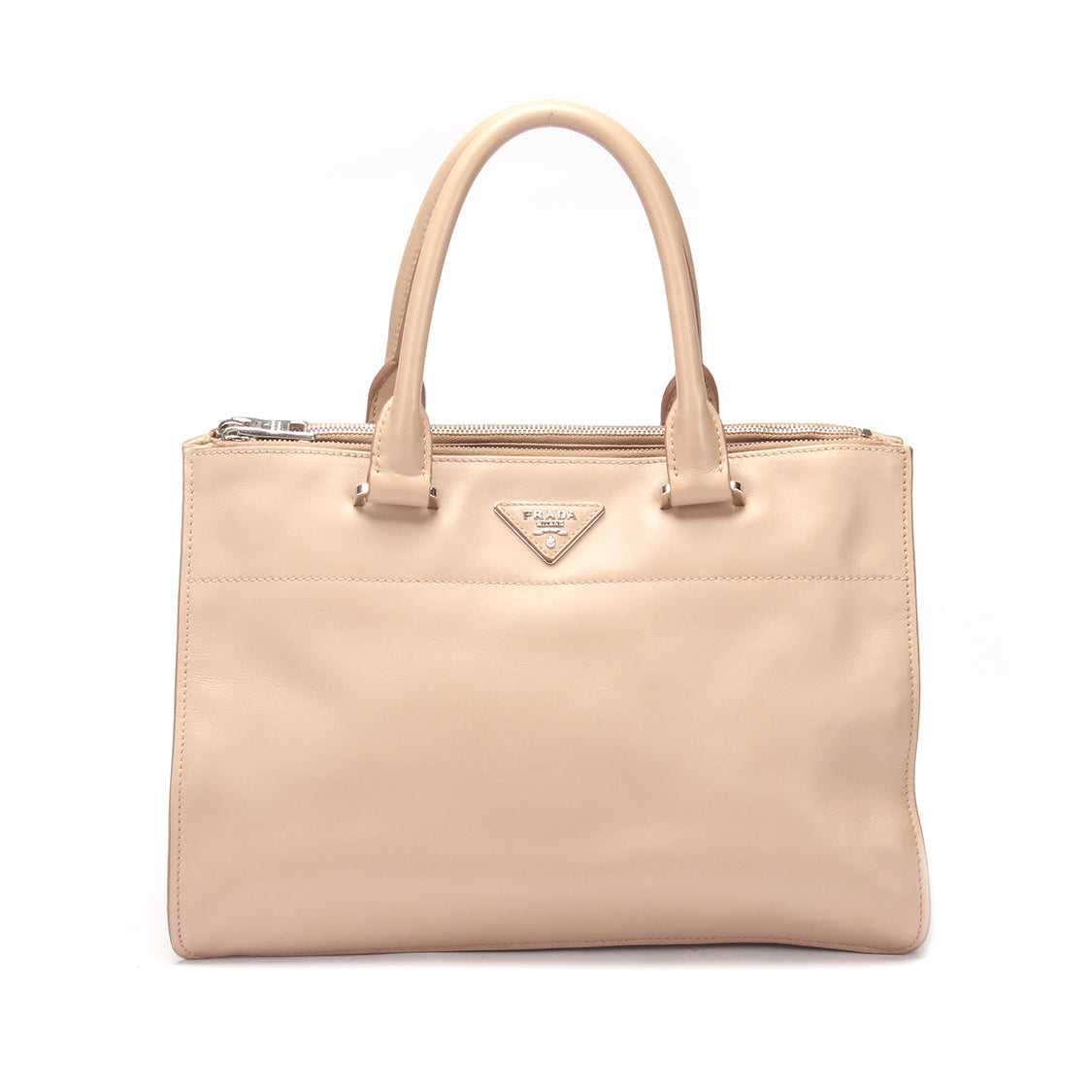 Leather Galleria Double Zip Handbag