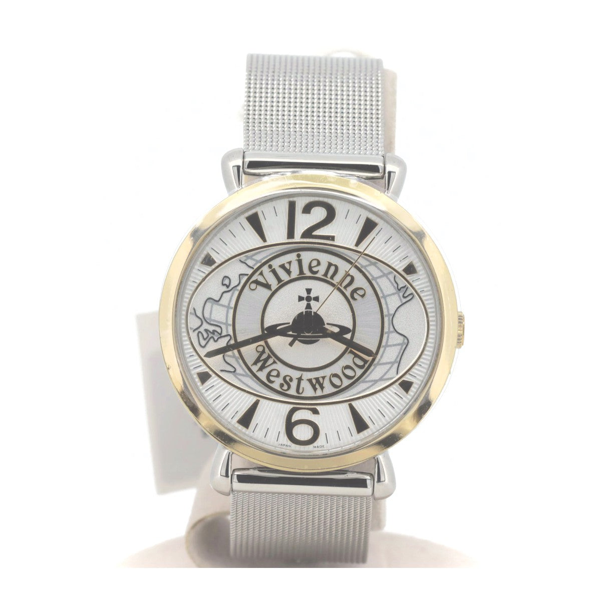 Vivienne Westwood VW-7565 Silver Gold World Orb Ladies Watch in Pristine Condition