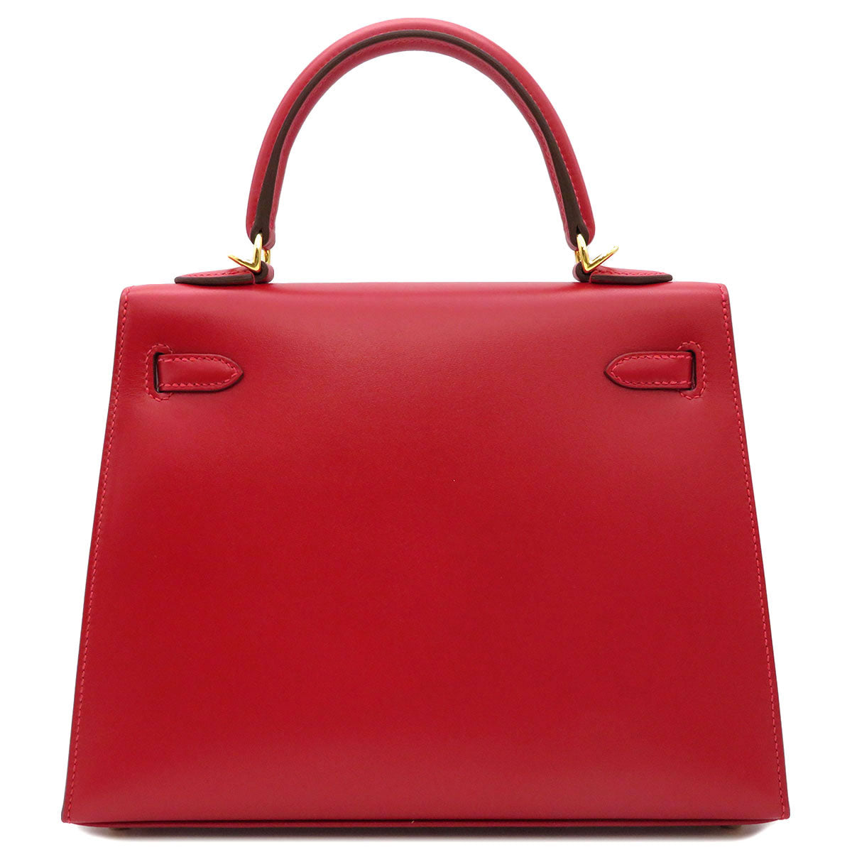 Hermes Tadelakt Handbag Rouge Vif