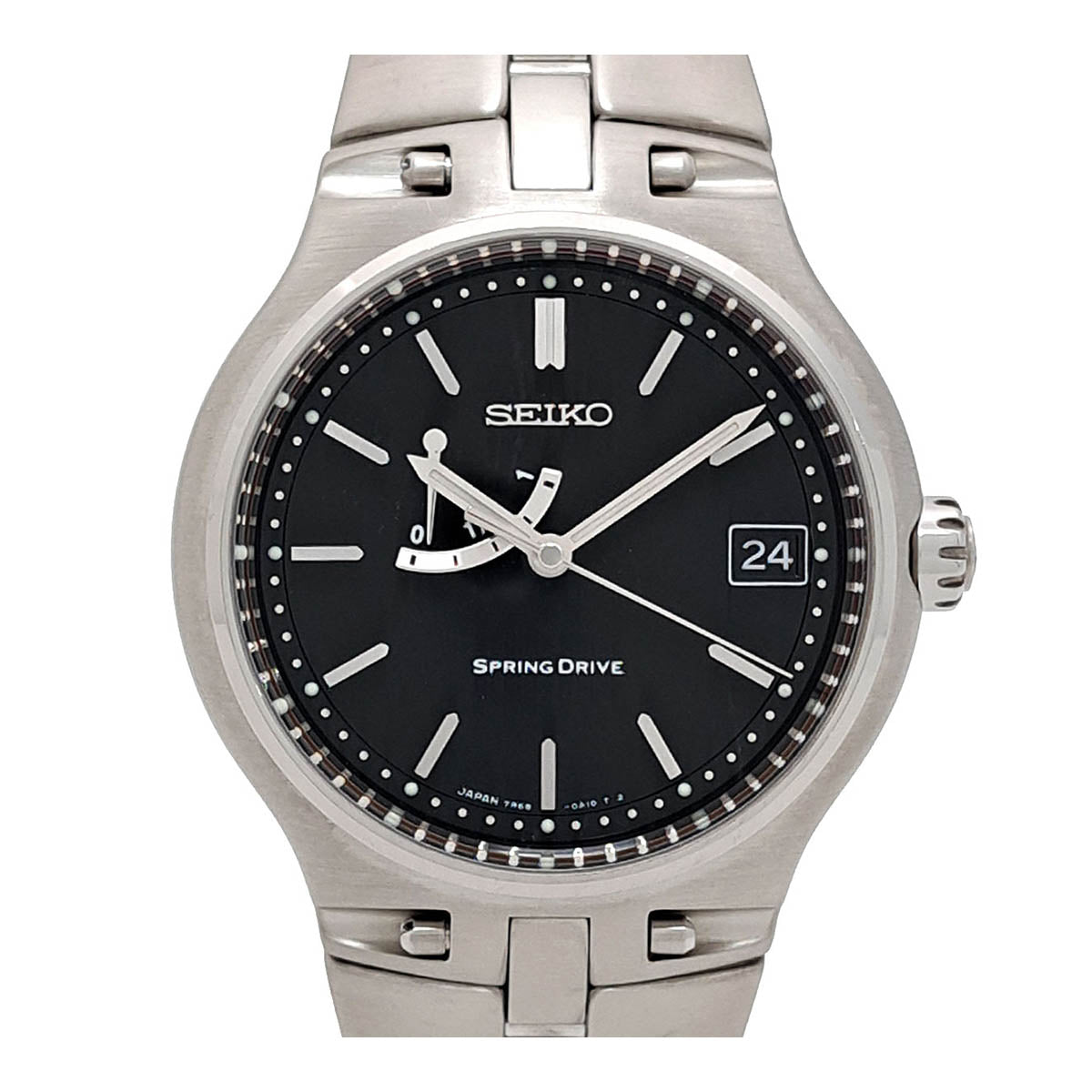 Seiko Stainless Steel Spring Drive Watch 7R68-0A10