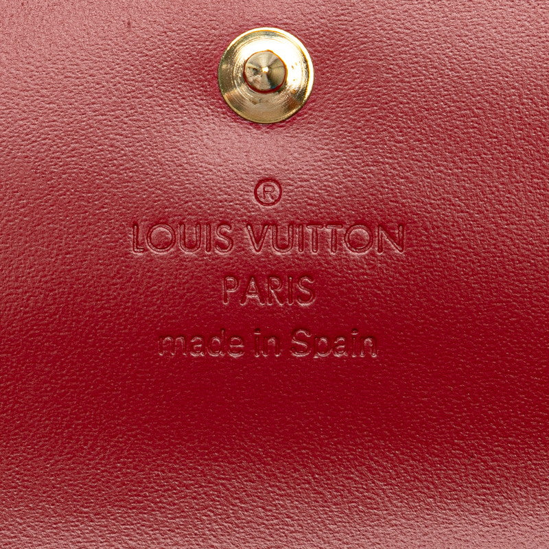 Louis Vuitton Vernis Multicles 4 Key Case Red