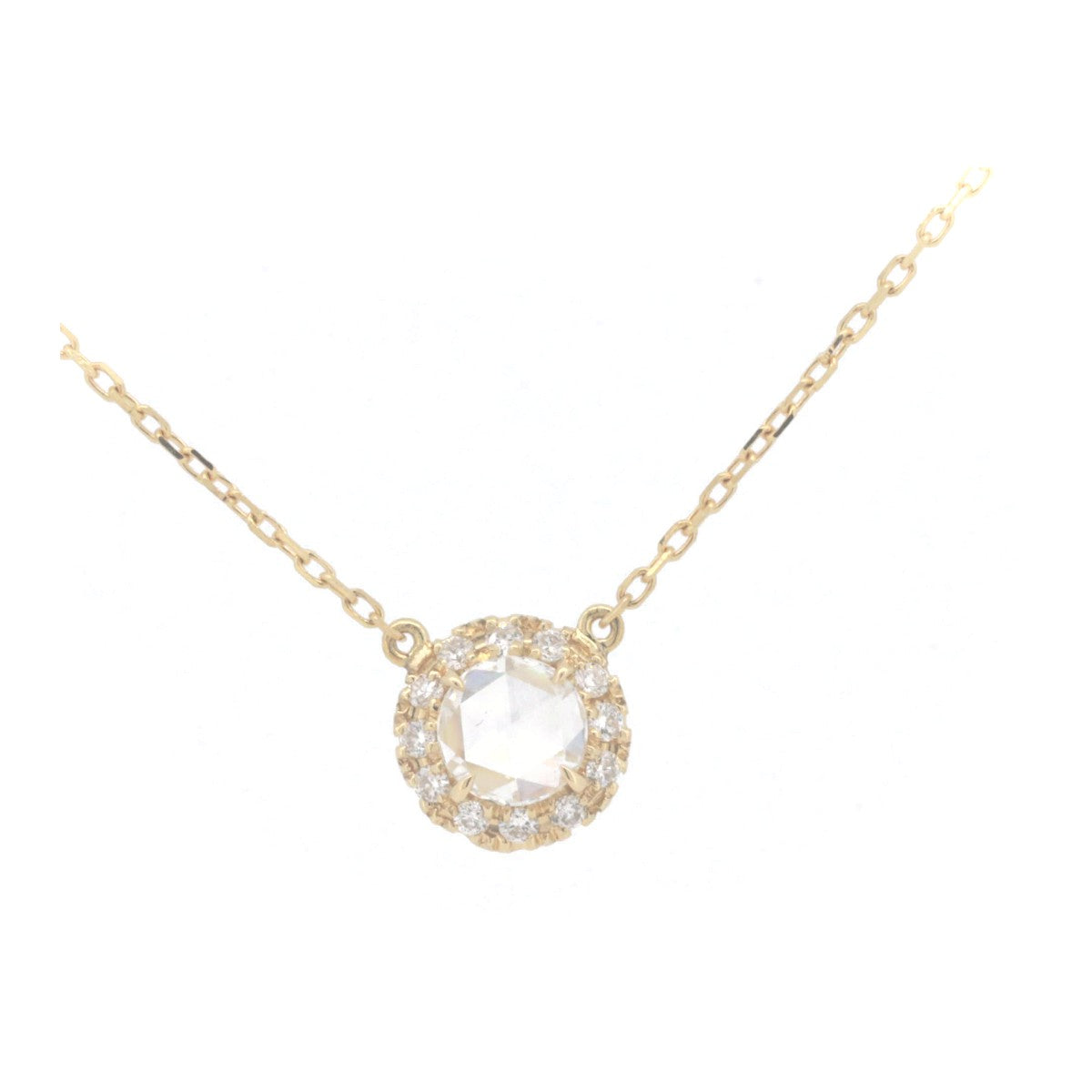 Aker Vivienne Rose Diamond Necklace 0.20ct K18YG