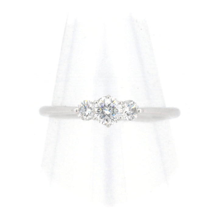 Pre-owned PT900 Diamond Ring 10.5 Size 0.23ct 0.15ct in Great Condition