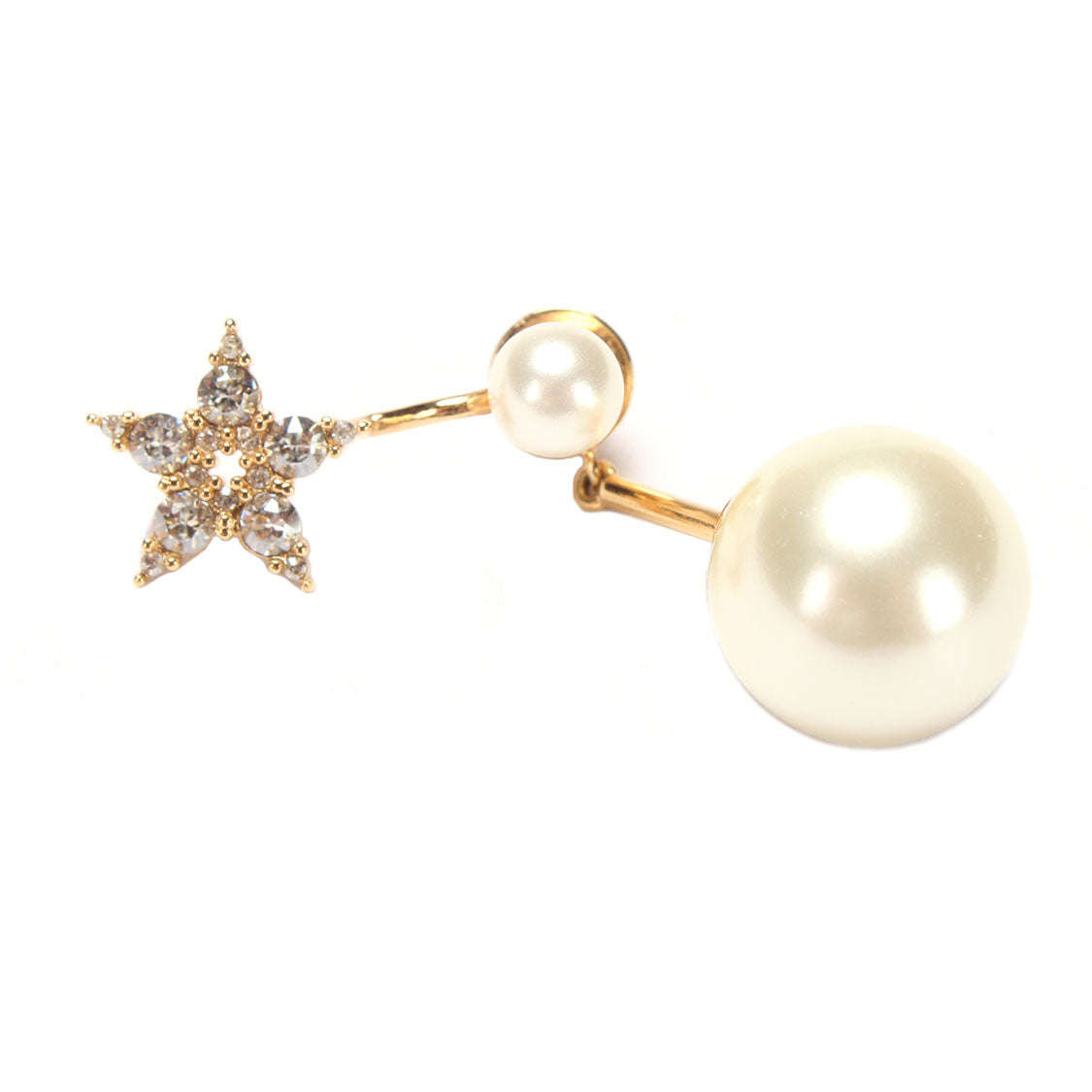 Diamond Pearl Earrings