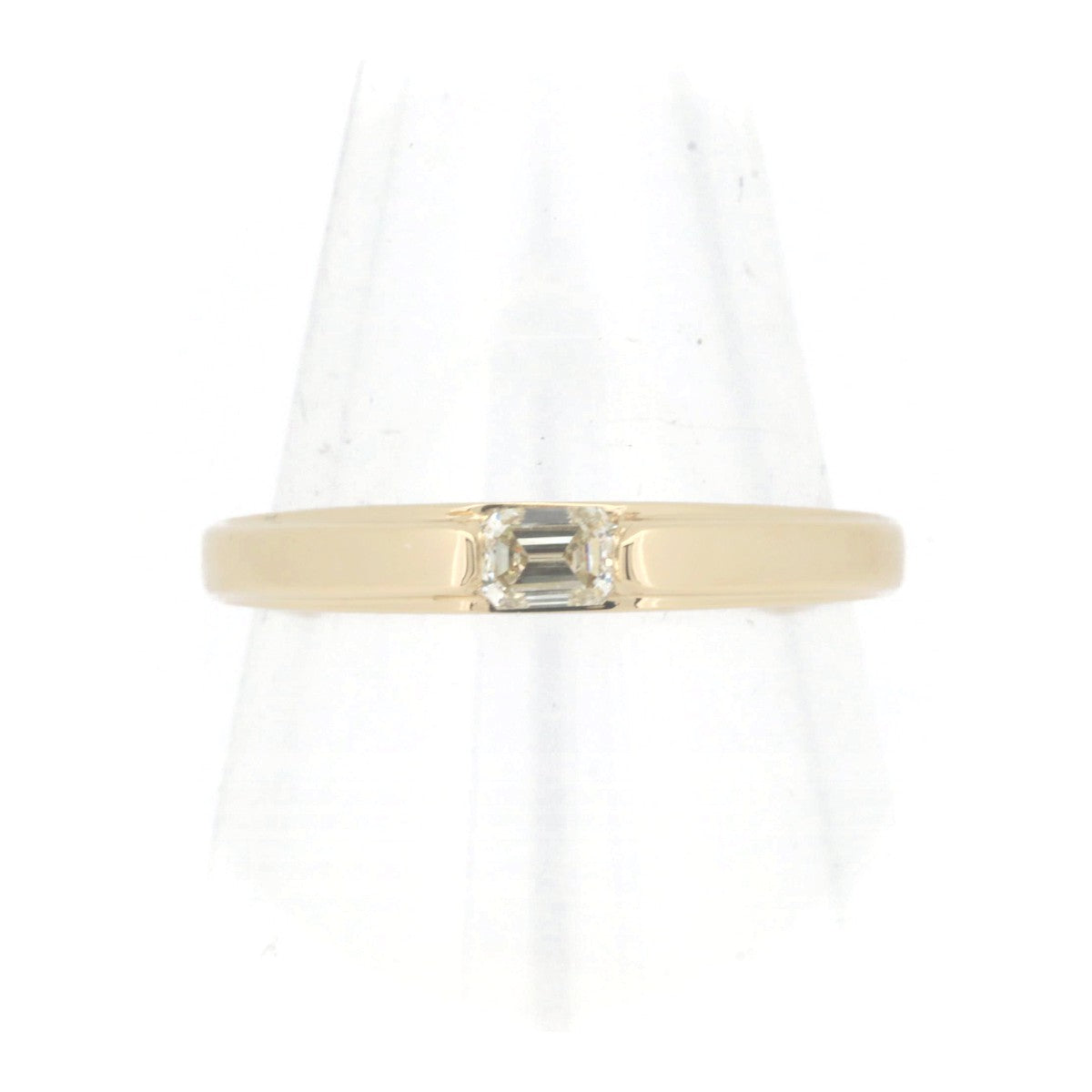 Pre-owned GSTV Diamond Ring 0.23ct K18 Yellow Gold Size 15 in Great Condition