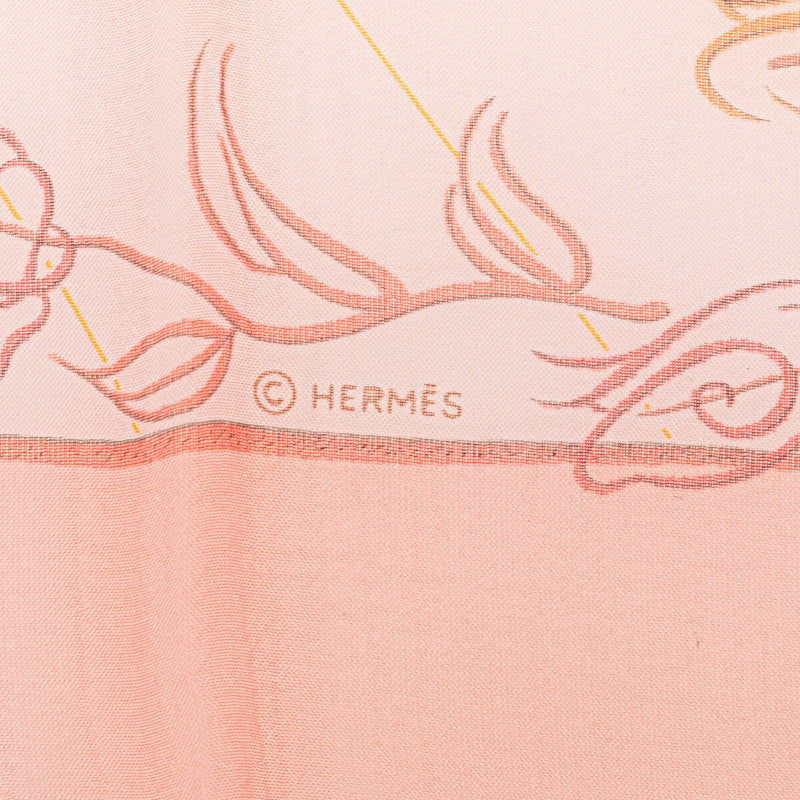 Hermes Silk Scarf Effluves Pink