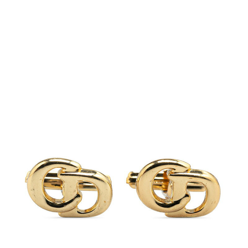 Dior Gold Plated CD Logo Cufflinks