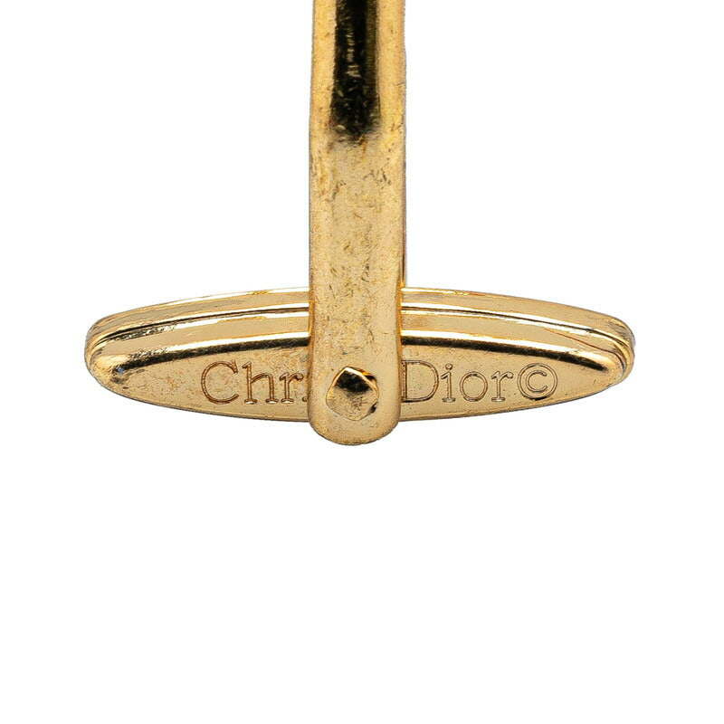 Dior Gold Plated CD Logo Cufflinks