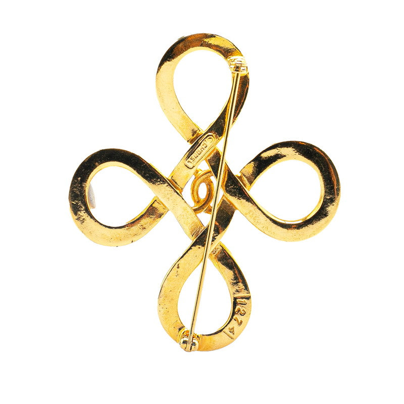 Chanel Coco Mark Cross Brooch Gold