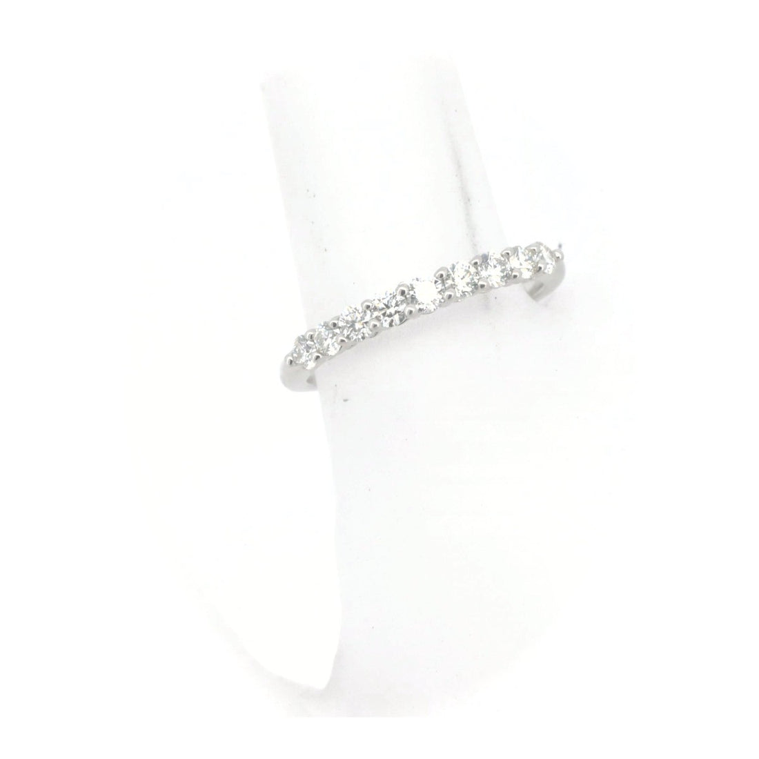 PT950 Platinum Diamond Half Eternity Ring 0.40ct Size 11 in Great Condition