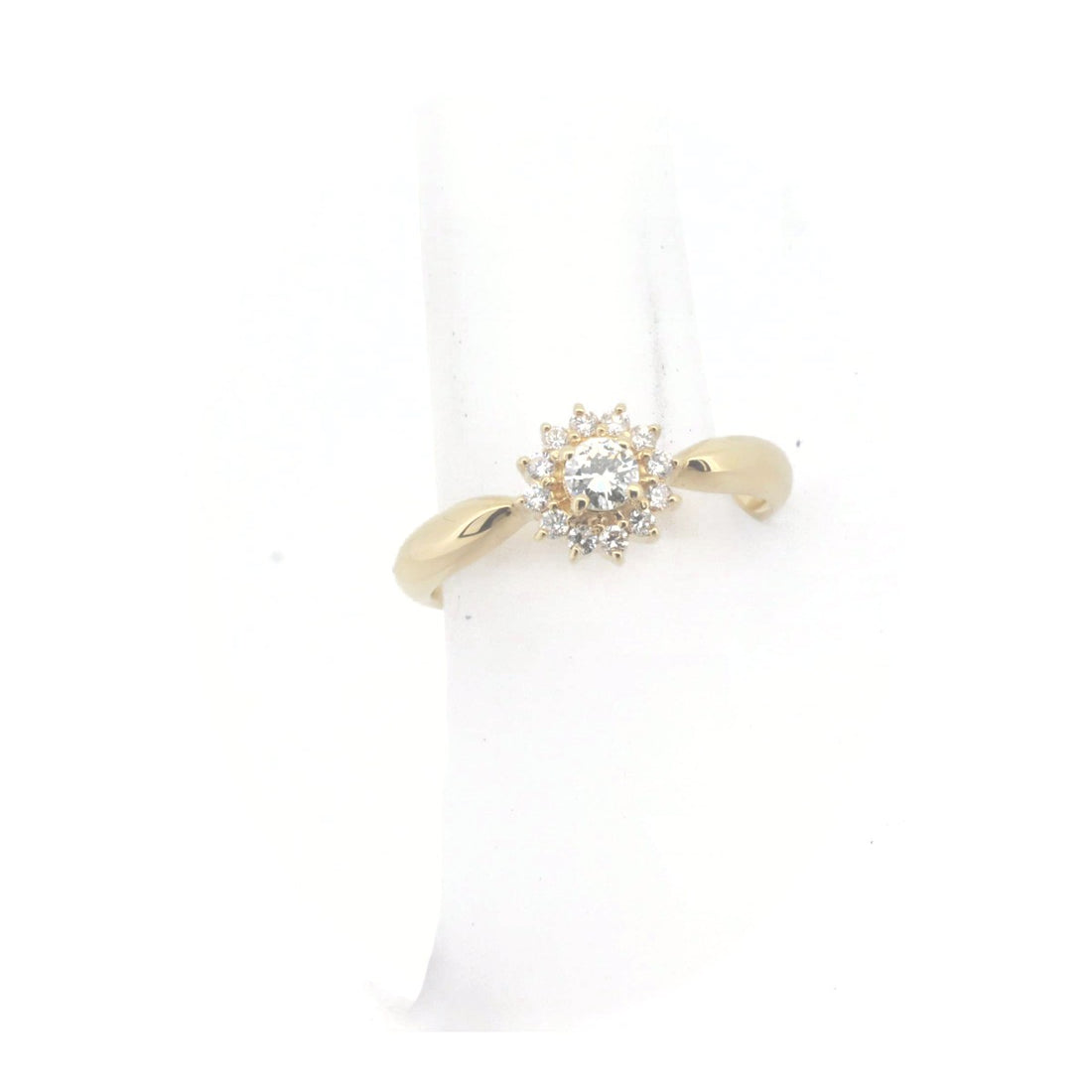 Vendome Aoyama Diamond Ring 0.27ct K18YG 11 in Great Condition