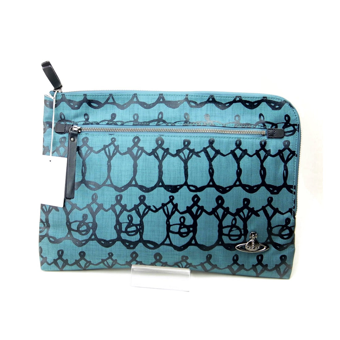 Vivienne Westwood Nylon Clutch Bag Blue