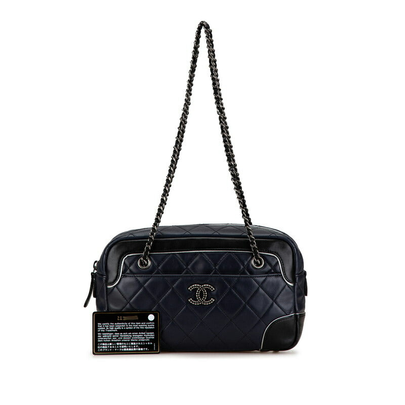 Chanel Matelasse Coco Mark Chain Shoulder Bag