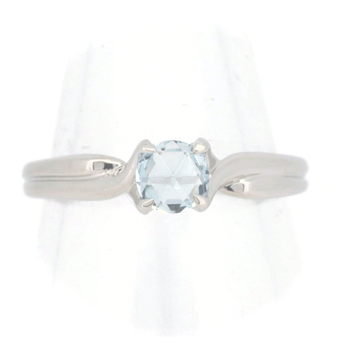 PT950 Platinum Aquamarine Ring Size 12 in Great Condition