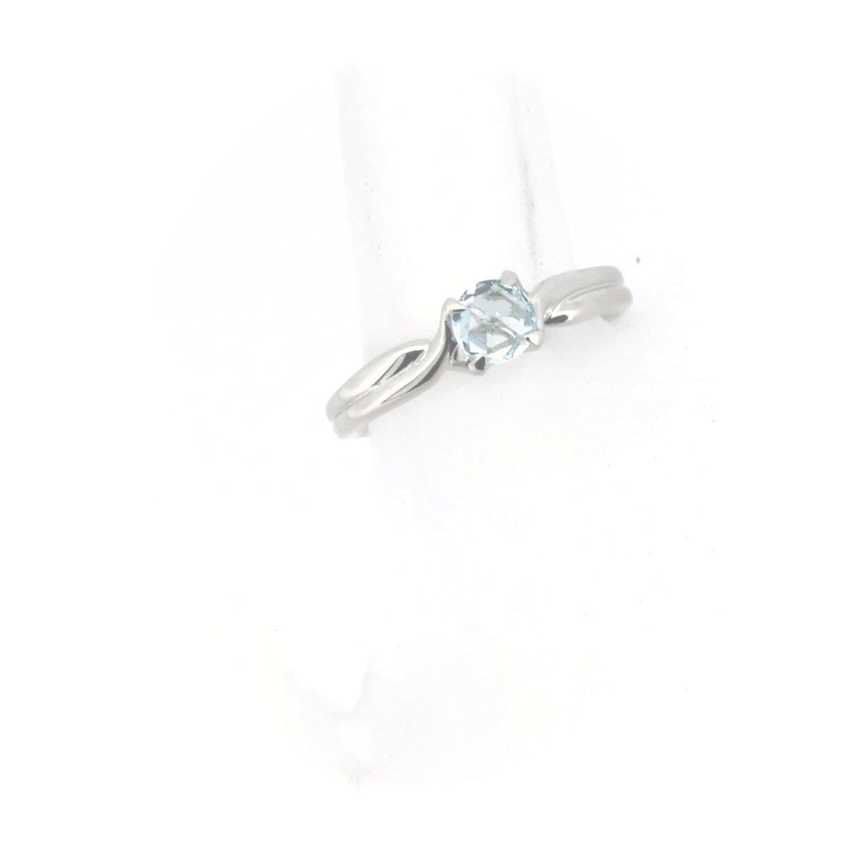 PT950 Platinum Aquamarine Ring Size 12 in Great Condition