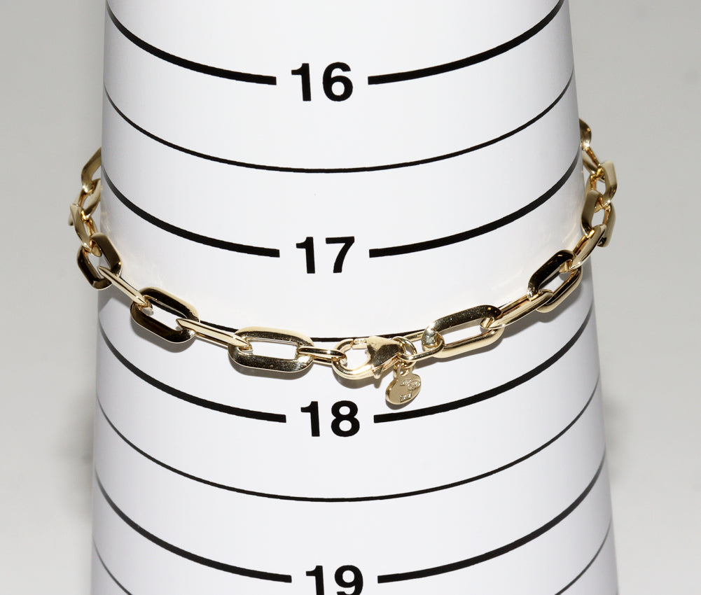 K18YG Chain Bracelet