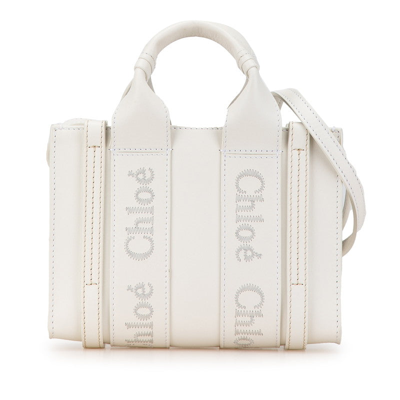 Chloe Woody Mini Leather 2WAY Handbag