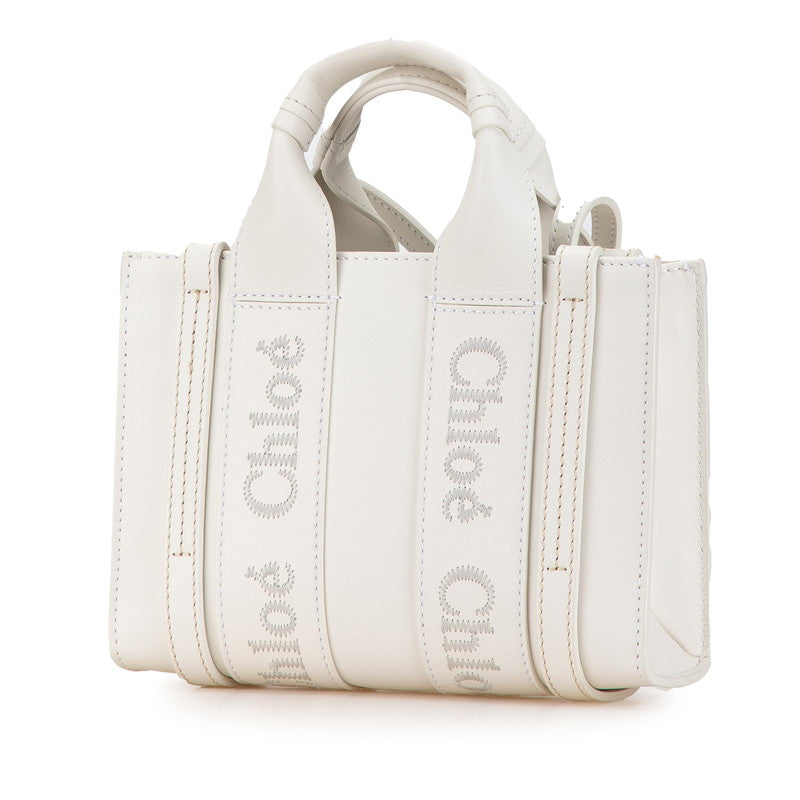 Chloe Woody Mini Leather 2WAY Handbag