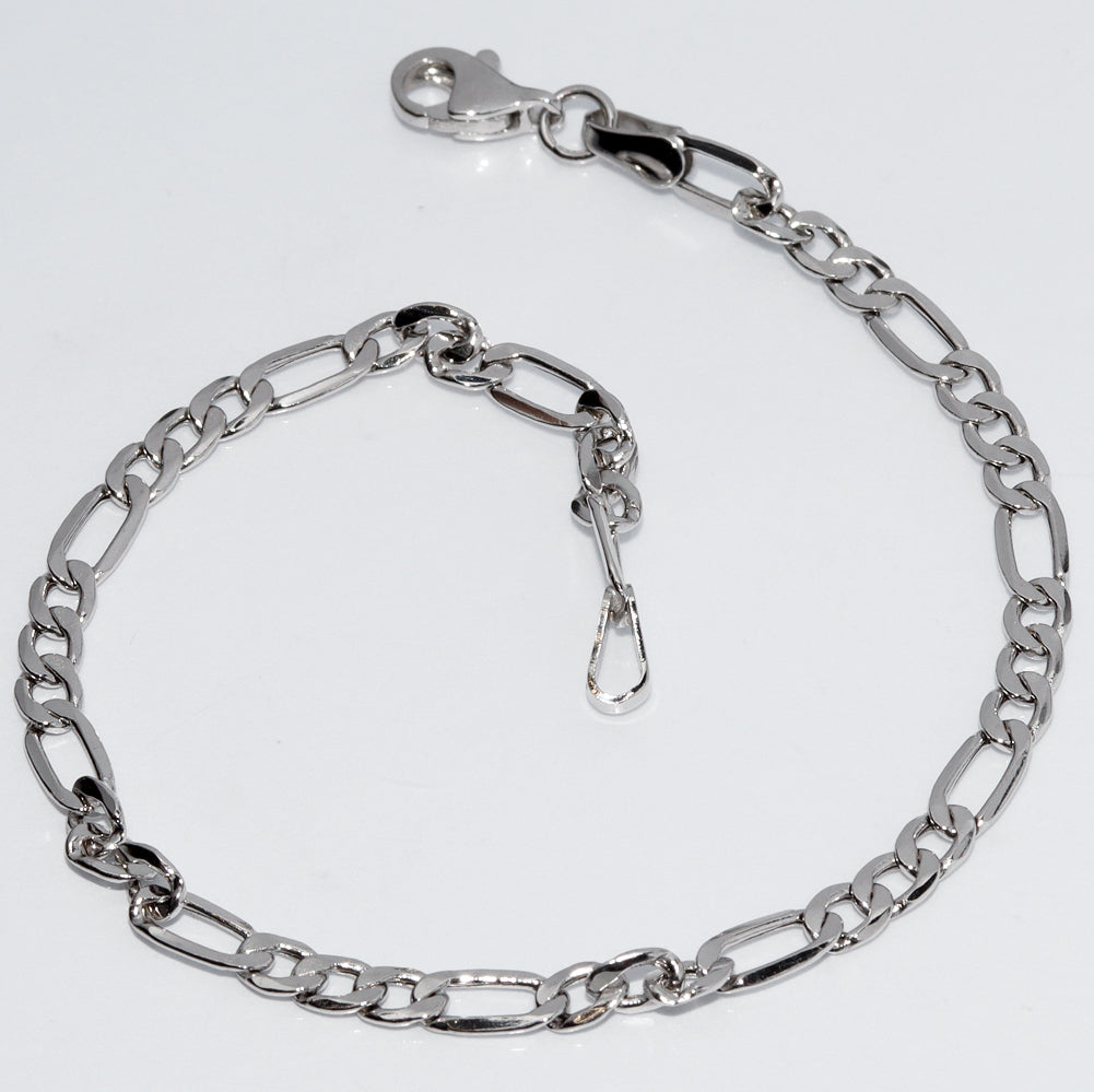 K18WG White Gold Chain Bracelet