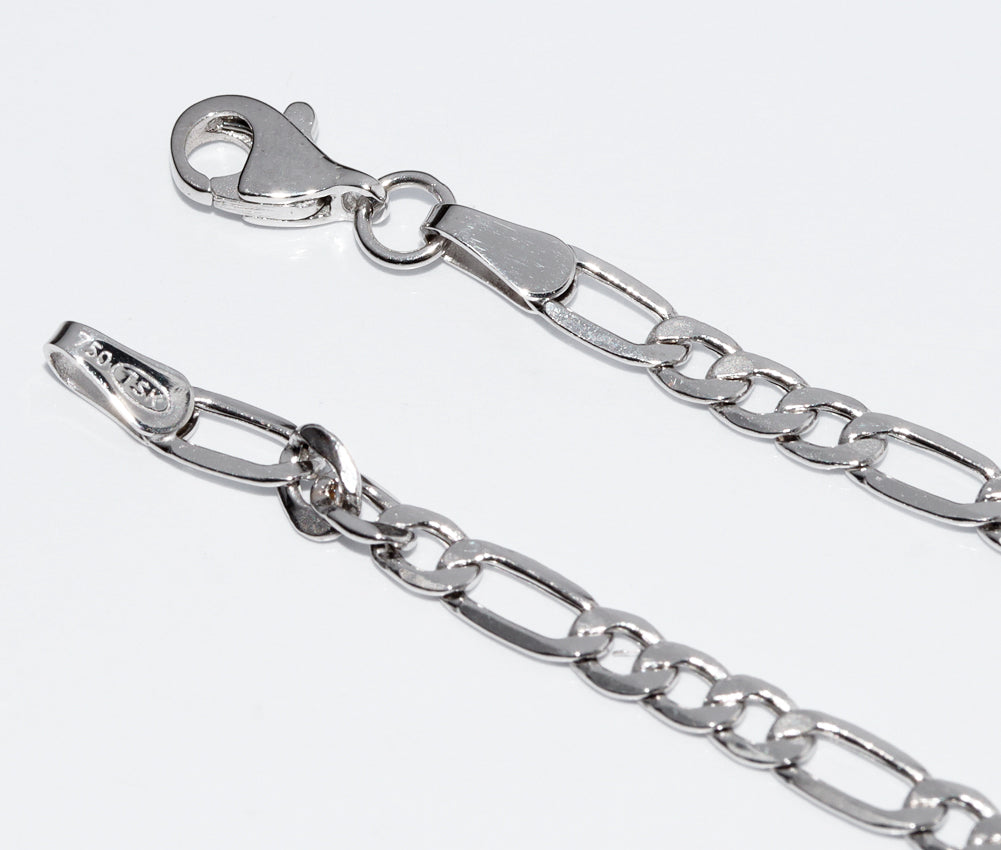 K18WG White Gold Chain Bracelet