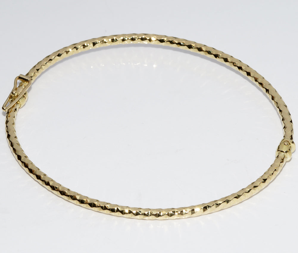 K18YG Yellow Gold Bracelet Bangle