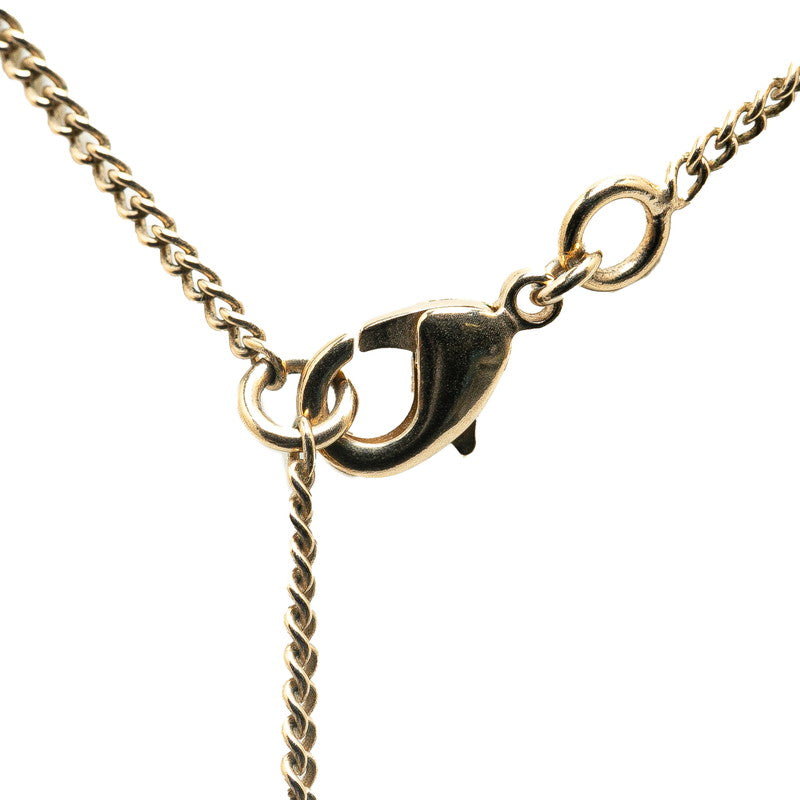 Chanel Mademoiselle Coco Mark Necklace Gold