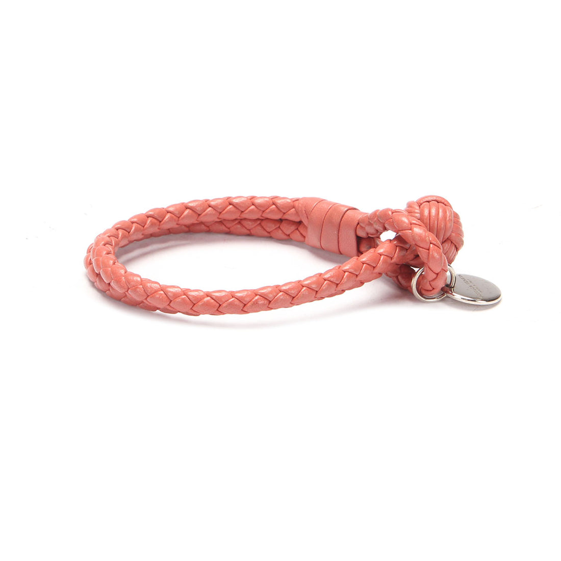 Intrecciato Leather Double Strand Knot Bracelet