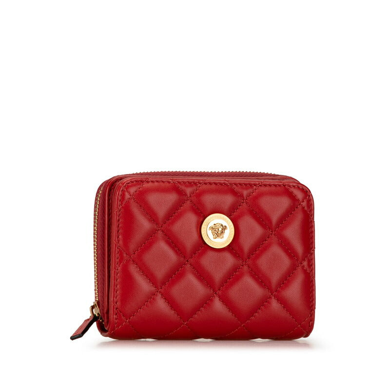 Versace Medusa Quilted Leather Bifold Wallet