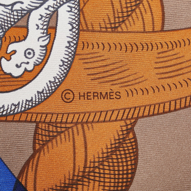 Hermes Silk Scarf COSMOS Della Cavalleria in Great Condition