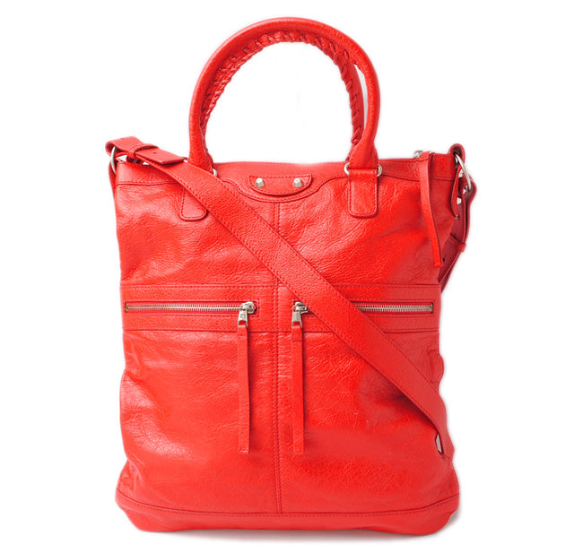 Balenciaga Classic Red Tote/Shoulder Bag in Pristine Condition