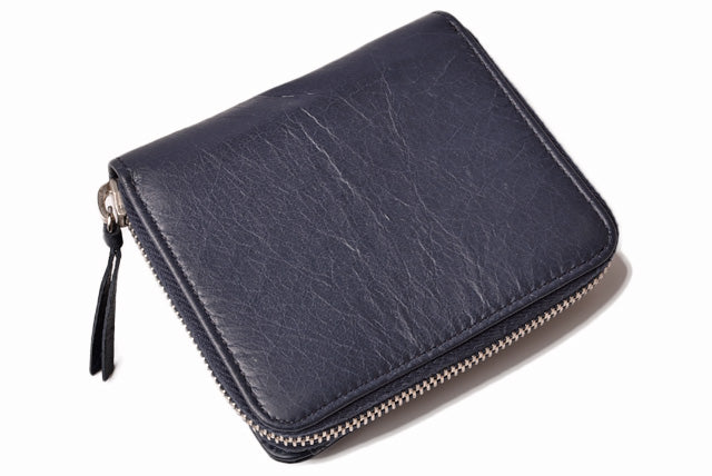 Balenciaga Classic Lambskin Wallet Navy 310699