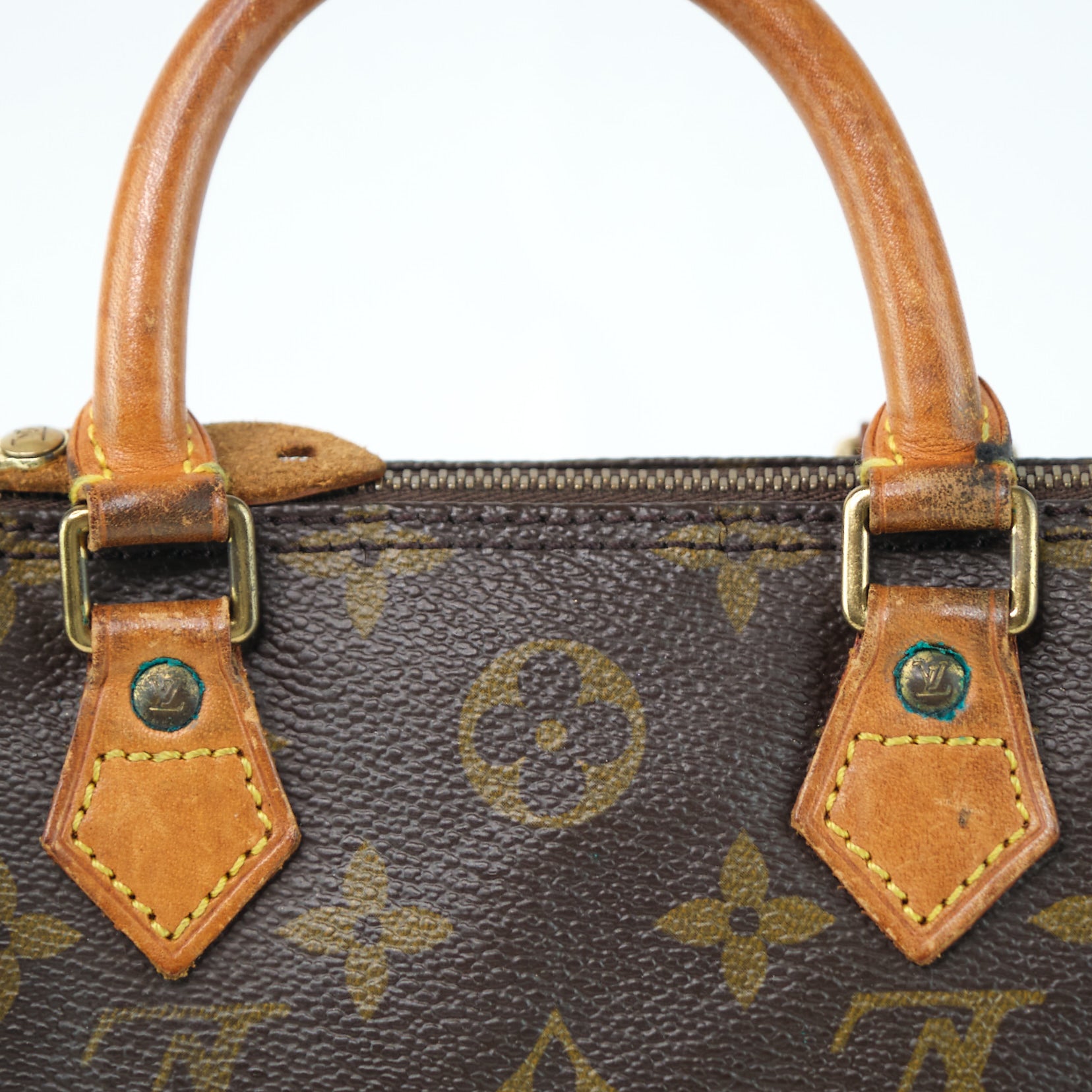 Louis Vuitton Monogram Mini Speedy Canvas Handbag in Very Good Condition