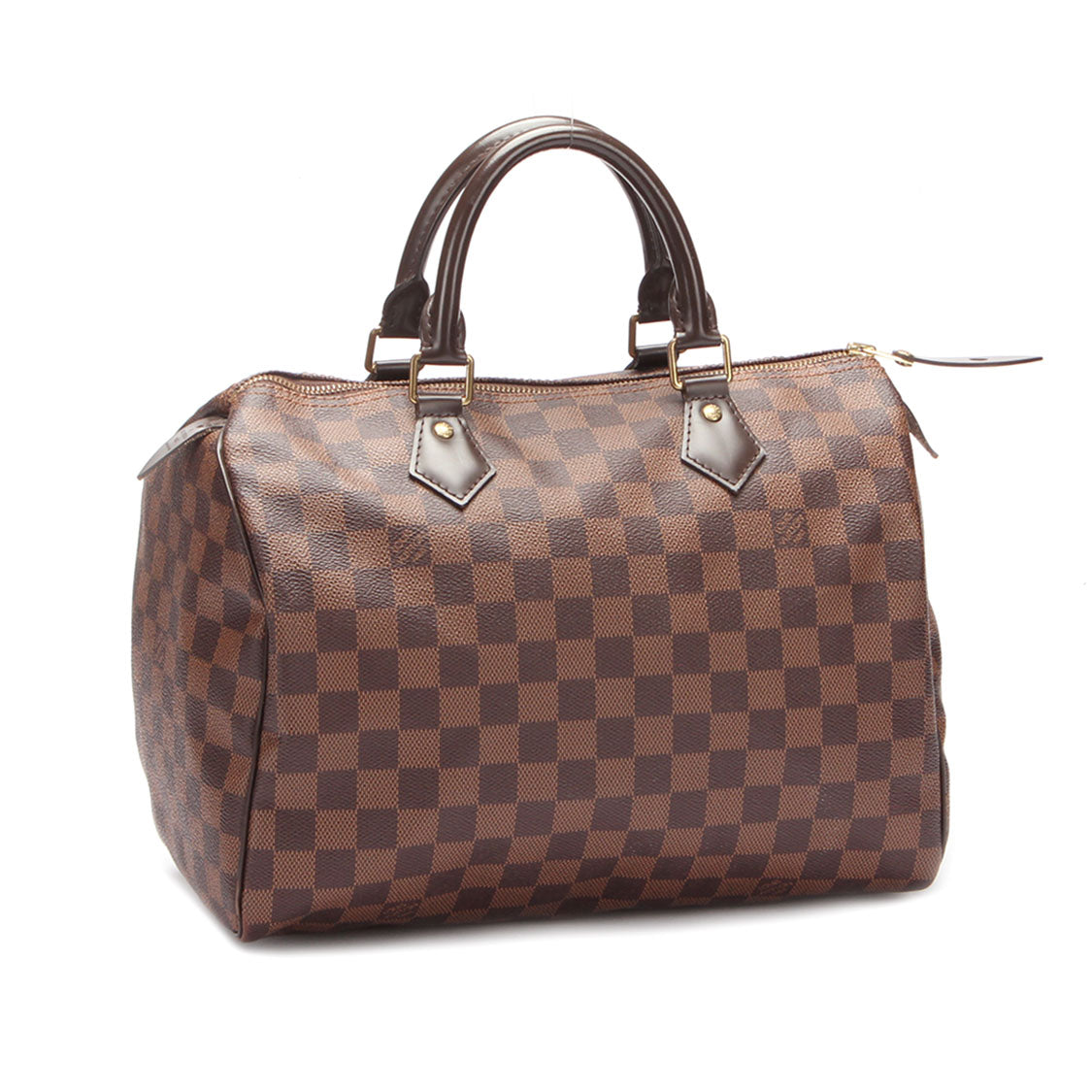 Louis Vuitton Damier Ebene Speedy 30 Canvas Handbag in Good condition