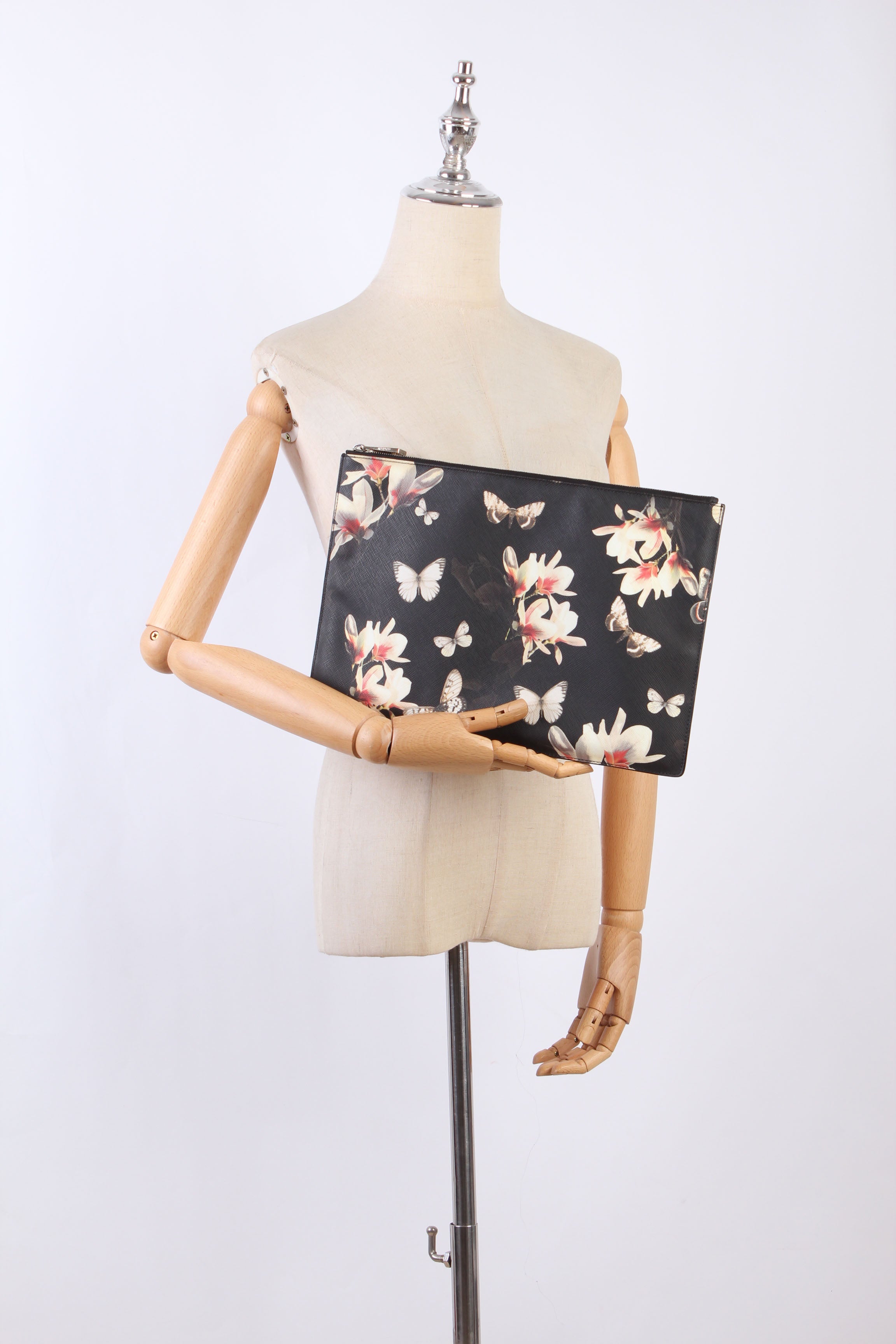 Floral Print Clutch Bag